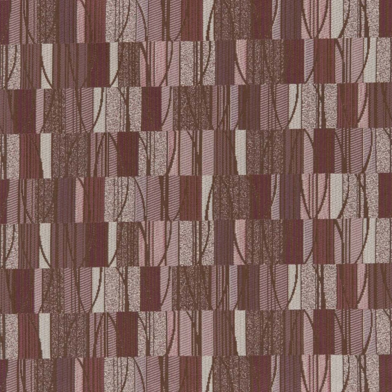 Lilac - Purple Abstract Geometric Upholstery Fabric 54 Inches"